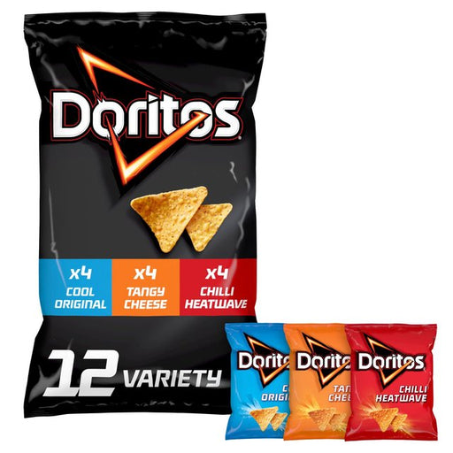 Doritos Variety Tortilla Chips Multipack Crisps 12 per pack Botiga