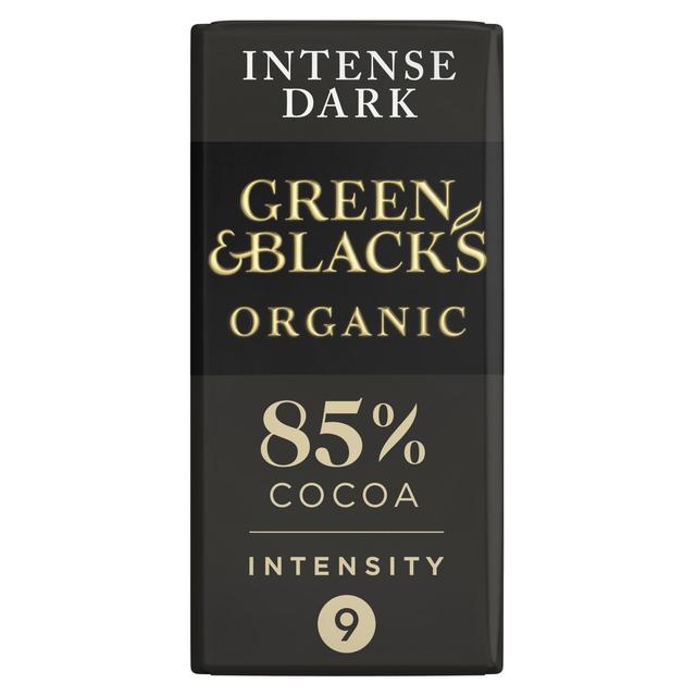 Green & Black's Organic 85% Dark Chocolate Bar 90g Botiga