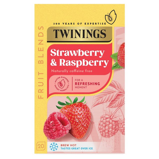 Twinings Strawberry & Raspberry Tea 20 per pack Botiga