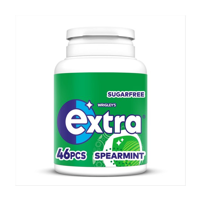 Extra Spearmint Sugarfree Chewing Gum Bottle 46 per pack Botiga