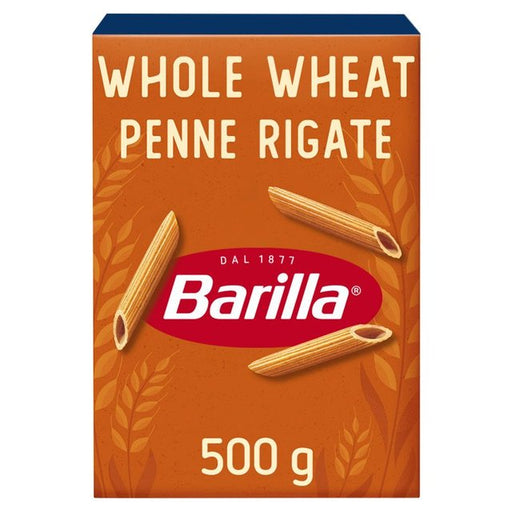 Barilla Whole Wheat Pasta Pennette Rigate  Wholegrain Pasta 500g Botiga