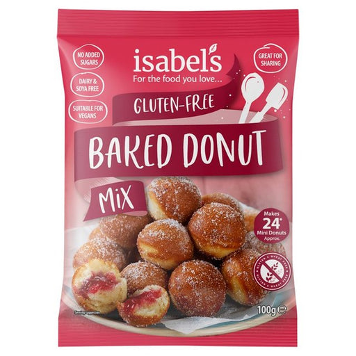 Isabel's Gluten & Dairy Free Baked Donut Mix 100g Botiga