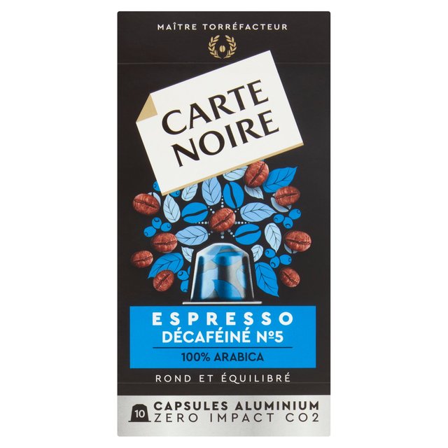 Carte Noire No 5 Decafeine Nespresso Compatible 10 per pack Botiga