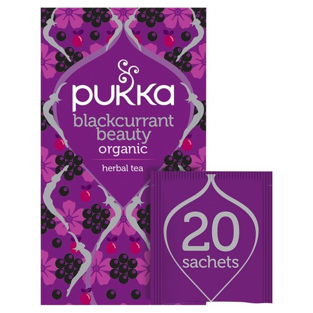 Pukka Tea Blackcurrant Beauty Tea Bags 20 per pack Botiga