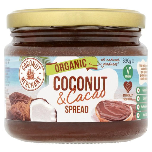 Coconut Merchant Organic Coconut Spread With Cacao 330g Botiga