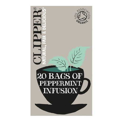 Clipper Organic Peppermint Tea Bags Infusion 20 per pack Botiga