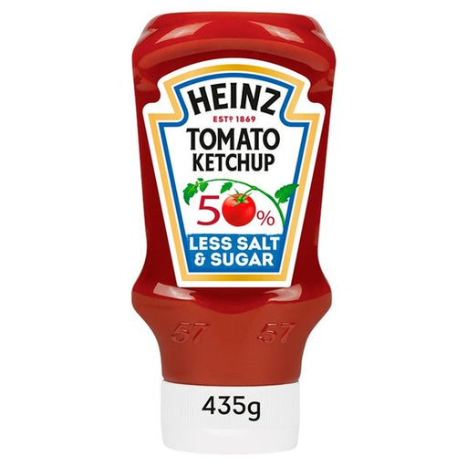 Heinz Tomato Ketchup 50% Less Sugar & Salt 435g Botiga