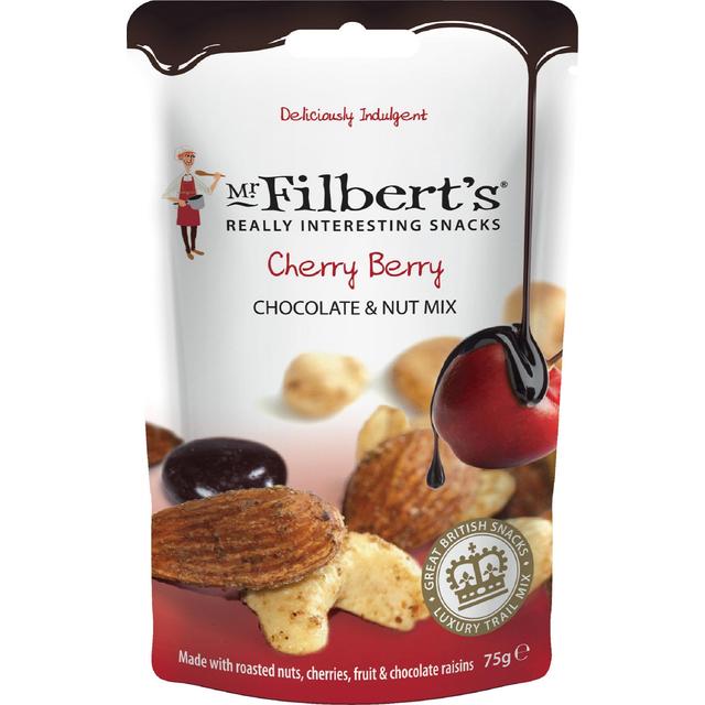 Mr Filbert's Cherry Berry Chocolate & Nut Mix 75g Botiga