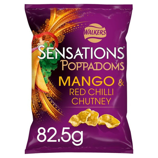 Sensations Mango & Chilli Chutney Sharing Bag Poppadoms 82.5g Botiga