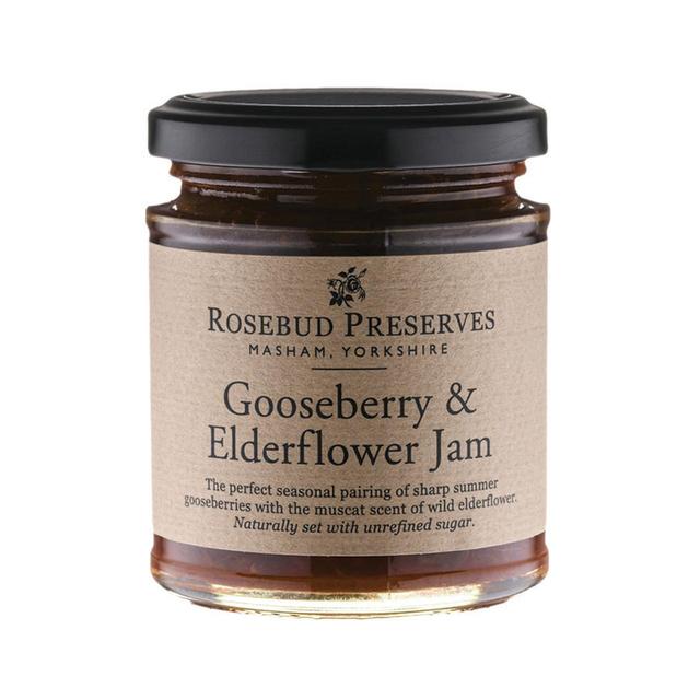 Rosebud Preserves Gooseberry & Elderflower Jam 227g Botiga