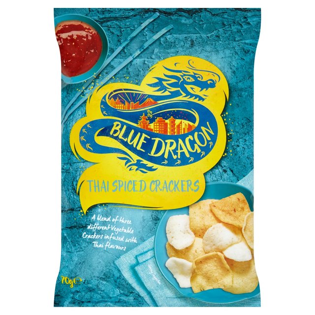 Blue Dragon Thai Spiced Crackers 70g Botiga