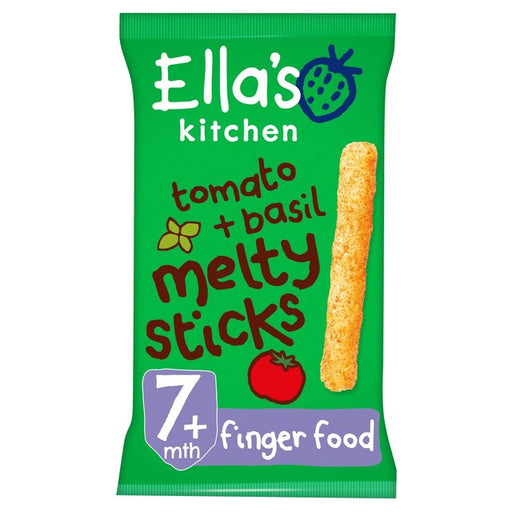 Ella's Kitchen Tomato & Basil Melty Sticks Baby Snack 7+ Months 16g Botiga