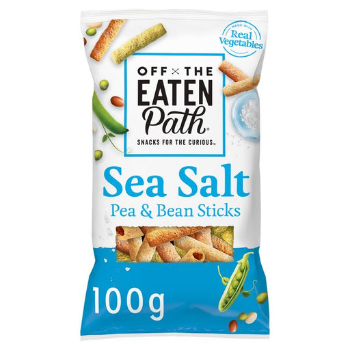Off The Eaten Path Sea Salted Bean Sticks Sharing Bag Crisps 100g Botiga