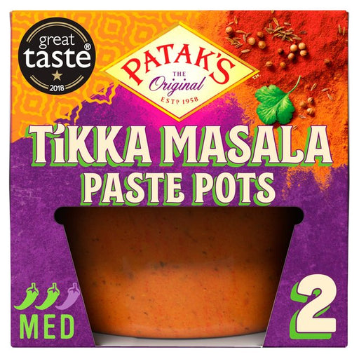 Patak's Tikka Masala Curry Paste Pot 2 x 70g Botiga