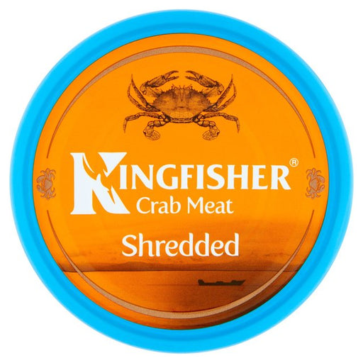 Kingfisher Shredded Crab Meat in Brine 145g Botiga