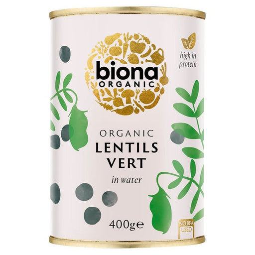 Biona Organic Lentils Vert 400g Botiga