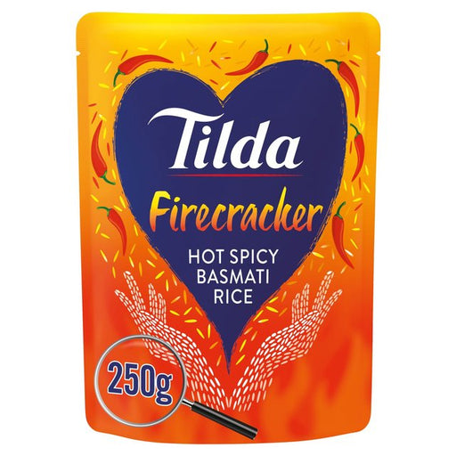 Tilda Microwave Hot Firecracker Basmati Rice 250g Botiga