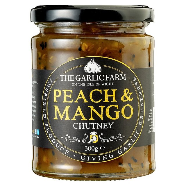 The Garlic Farm Peach & Mango Chutney 285g Botiga