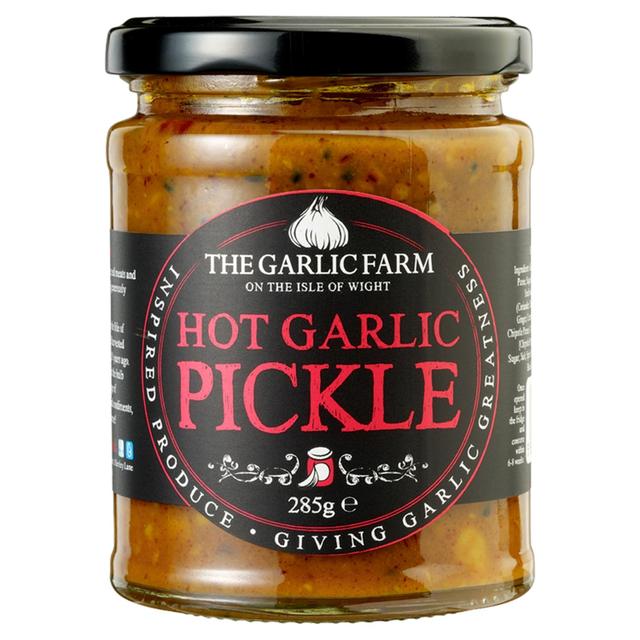 The Garlic Farm Hot Garlic Pickle 282g Botiga