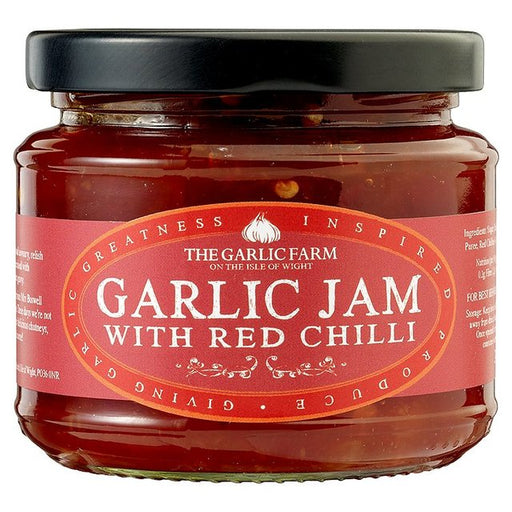The Garlic Farm Garlic Jam with Red Chilli 220g Botiga