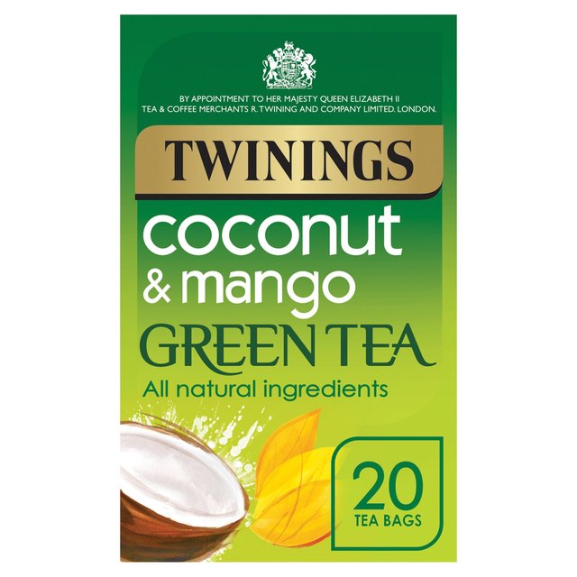 Twinings Coconut & Mango Green Tea 20 per pack Botiga