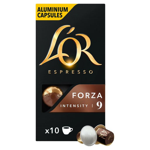 L'OR Forza Coffee Pods x10 Intensity 9 10 per pack Botiga