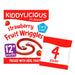 Kiddylicious Strawberry Wriggles Baby Snacks Multi 4 x 12g Botiga