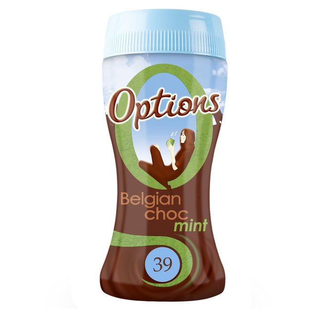 Options Mint Hot Chocolate Drink 220g Botiga