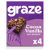 Graze Protein Cocoa Vanilla Snack Bars 4 per pack Botiga