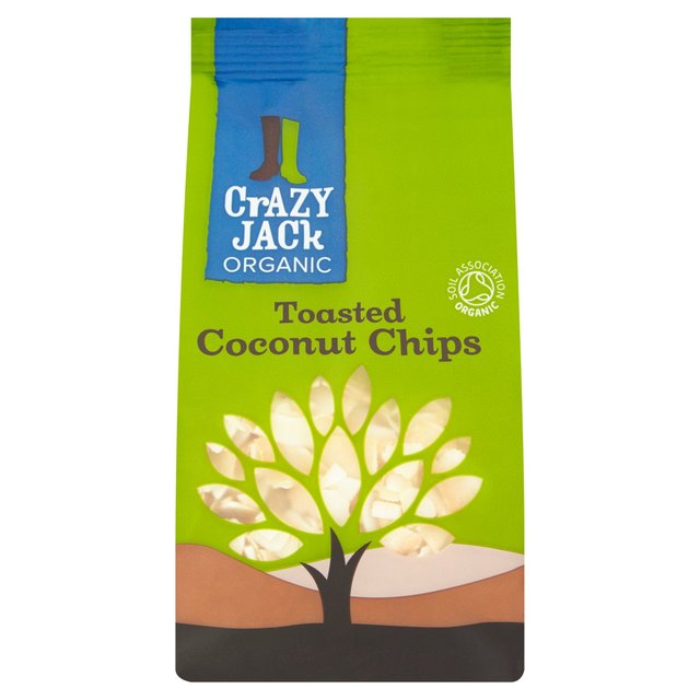 Crazy Jack Organic Toasted Coconut Chips 100g Botiga