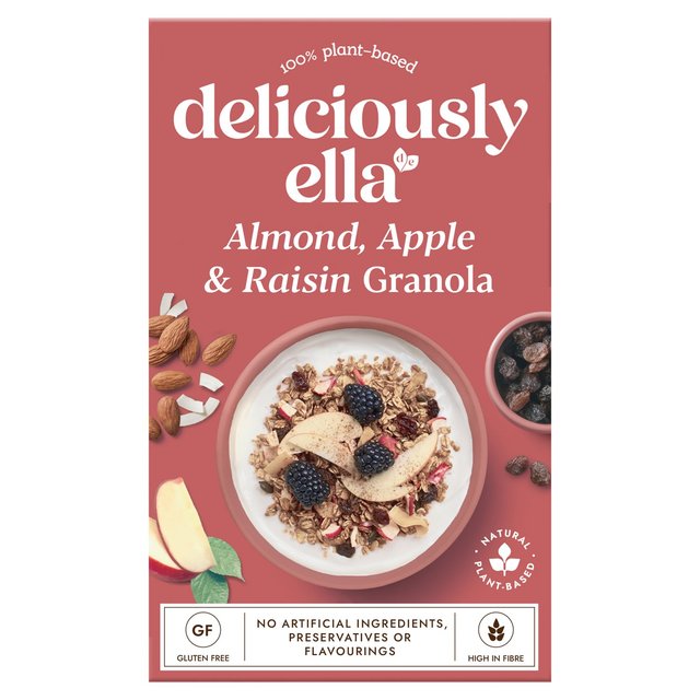 Deliciously Ella Almond, Apple&Raisin Granola with Coconut Chips&Cinnamon 400g Botiga