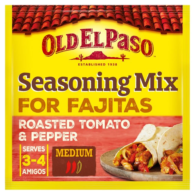 Old El Paso Roasted Tomato & Peppers Fajita Seasoning Mix 30g Botiga