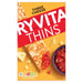 Ryvita Thins Three Cheese Flatbread Crackers 125g Botiga
