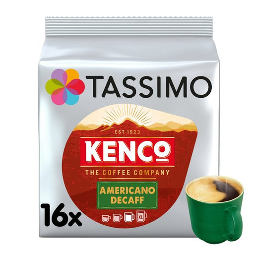 Tassimo Kenco Americano Decaff Coffee Pods 16 per pack Botiga