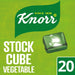 Knorr 20 Vegetable Stock Cubes 20 x 10g Botiga