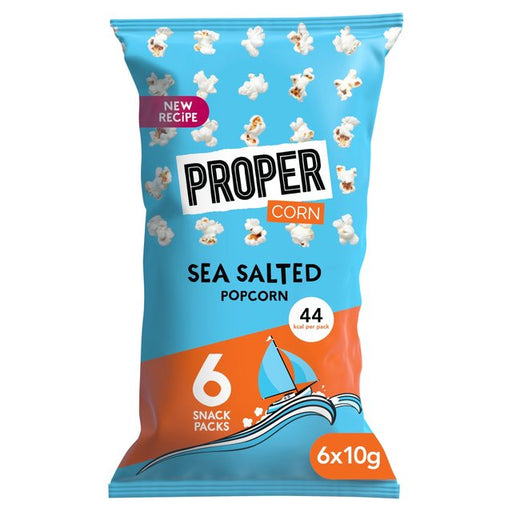 Propercorn Lightly Sea Salted Multipack 6 per pack Botiga