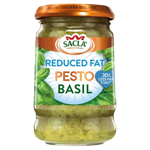 Sacla' Reduced Fat Basil Pesto 190g Botiga