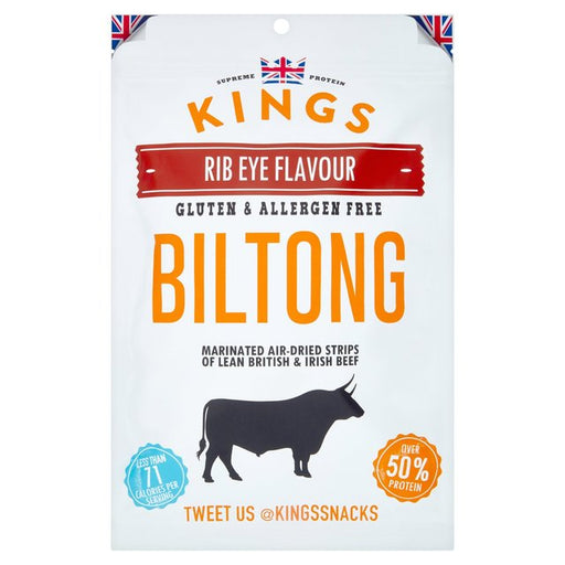 Kings Elite Snacks Rib Eye Biltong Titan Pack 300g Botiga