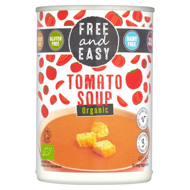 Free & Easy Free From Dairy Free Organic Tomato Soup 400g Botiga