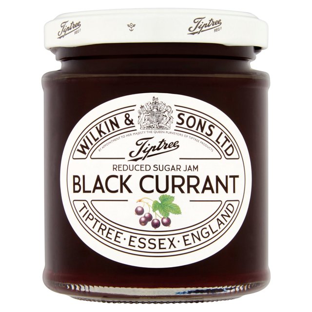 Tiptree Blackcurrant Reduced Sugar Jam 200g Botiga