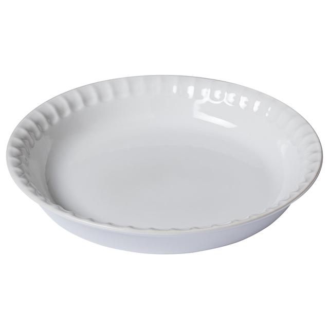 Pyrex Supreme Ceramic Pie Dish, White 25cm N/A Botiga