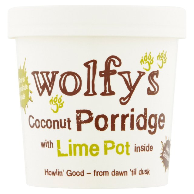 Wolfy's Coconut & Lime Porridge Pot 110g Botiga