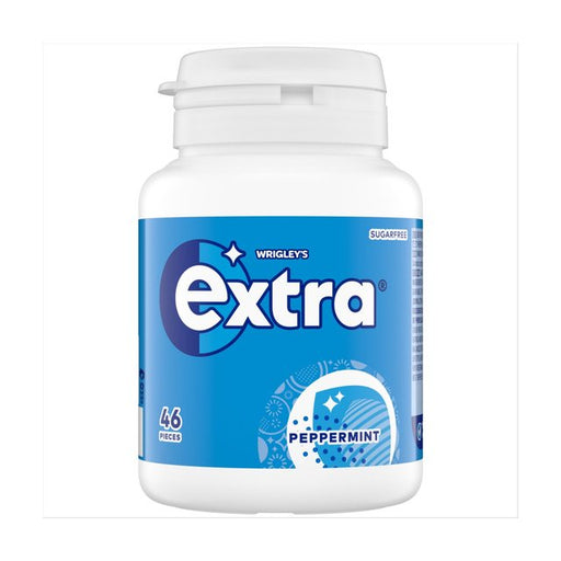 Extra Peppermint Sugarfree Chewing Gum Bottle 46 per pack Botiga