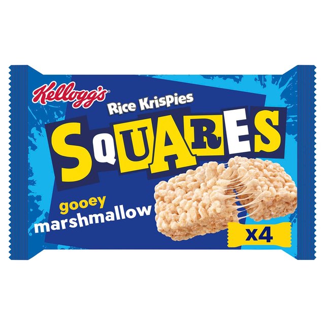 Kellogg's Rice Krispies Chewy Marshmallow Squares 4 x 28g Botiga