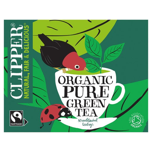 Clipper Organic Fairtrade Green Tea Bags 80 per pack Botiga