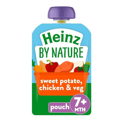 Heinz Sweet Potato, Chicken & Veggies Pouch Baby Food 7+ Months 130g Botiga