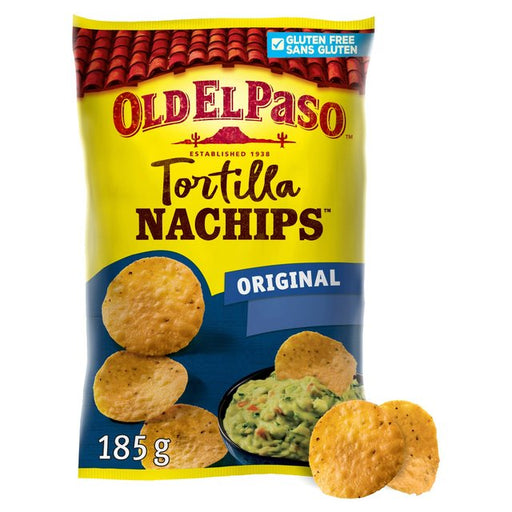 Old El Paso Gluten Free Nachips Tortilla Chips 185g Botiga