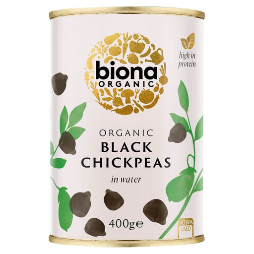 Biona Organic Black Chick Peas 400g Botiga