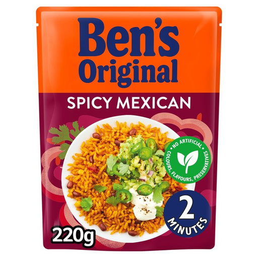 Ben's Original Spicy Mexican Microwave Rice 220g Botiga