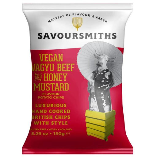 Savoursmiths Wagyu Beef & Honey Mustard Luxury English Potato Crisps 150g Botiga